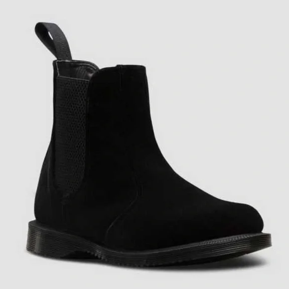 Dr. Martens Flora Chelsea Velvet Boots